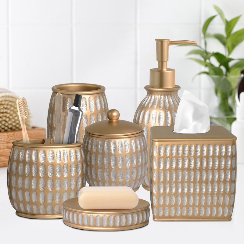 House of Hampton® Dorina 6 Piece Bathroom Accessory Set | Wayfair